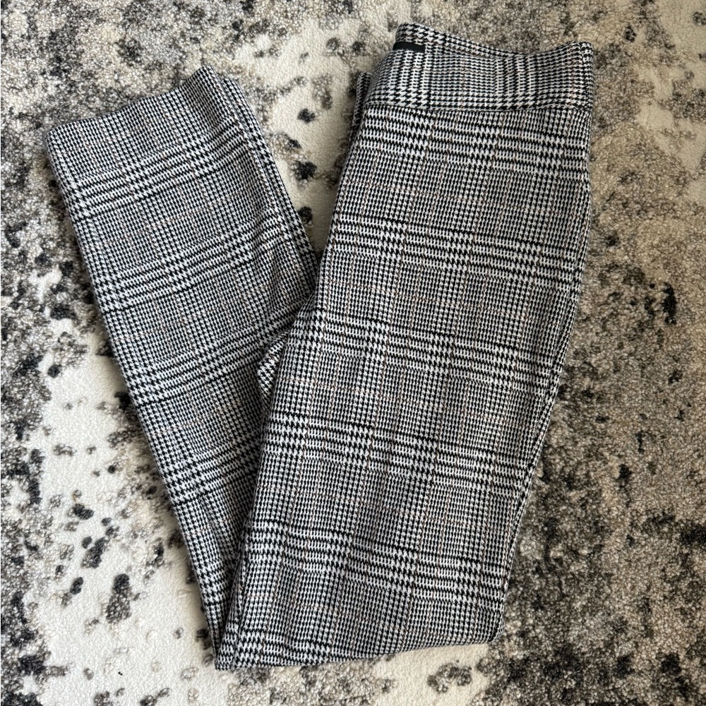 Stylish Black Plaid Pants